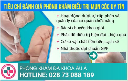 Phòng khám điều trị mụn cóc ở TP.HCM